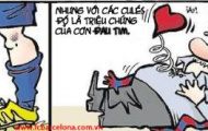 Ảnh biếm họa: Messi đau chân, culé đau tim