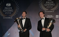 Vettel chính thức lên ngôi tại FIA Gala 2012