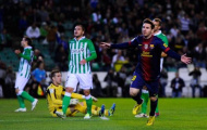 Real Betis 1 - 2 Barcelona: Hãy gọi Messi là huyền thoại