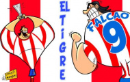 Ảnh biếm họa: Falcao vẫn là Falcao