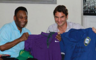 Federer hội ngộ Vua bóng đá Pele