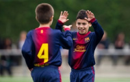 U10 Barcelona đã biết dùng Tiqui-taca ghi bàn