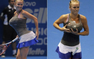 Wozniacki gặp vạ vì đóng giả Serena