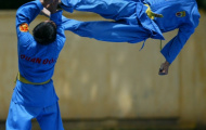 Đồng diễn vovinam tại đường Trường Sa