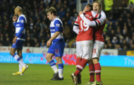 Reading 2-5 Arsenal: Cazorla lập hattrick giúp Pháo Thủ thắng tưng bừng