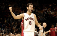 Jose Calderon lập triple-double, Toronto Raptors khuất phục Houston Rockets