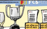 Ảnh biếm họa: Phòng truyền thống của Barca