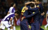 Video Vòng 17 La Liga: Barca nhẹ nhàng hạ Real Valladolid