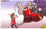 Ảnh biếm họa của ngày: 'Ông già Noel' Mourinho không có quà cho Iker Casillas