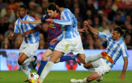 Đội hình tiêu biểu La Liga Vòng 17: Tâm điểm là Malaga và Messi