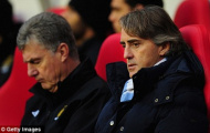 Mancini gọi cầu thủ là những kẻ 'chân yếu tay mềm'
