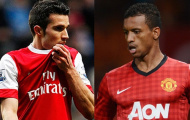Arsenal dùng Van Persie làm “bàn đạp” tấn công Nani