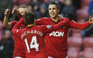 Wigan 0-4 M.U: Persie - Chicharito giúp Quỷ đỏ đại thắng mừng năm mới