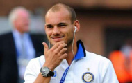 Sneijder đã trở lại tập luyện cùng Inter