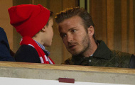 Becks nghiêm mặt nhắc nhở quý tử