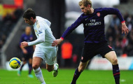 Swansea 2-2 Arsenal: Pháo thủ suýt ôm hận bởi 'hung thần' Michu