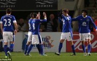 Cheltenham (1-5) Everton: Huỷ diệt chủ nhà