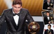 Messi lần thứ 4 liên tiếp giành Qủa bóng Vàng FIFA: Vang vọng mãi ngàn năm