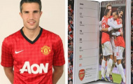 Điểm tin trưa 13/1: Lịch 2013 của Arsenal vẫn có Van Persie
