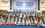 Lớp tập huấn và thi thăng đẳng taekwondo quốc gia