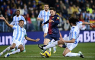 Malaga kiên cường cản đường Barcelona ngay tại Nou Camp