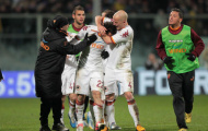 Fiorentina 0-1 Roma: Kịch tính và đầy bạo lực