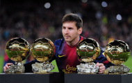 Messi khoe bóng vàng, Barca gặp khó