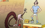 Biếm họa: Wenger sợ 'lè lưỡi' trước mức giá của Cavani