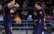 Chấm điểm Malaga 2-4 Barca: Fabregas là sự khác biệt