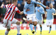 Stoke 0-1 Man City: Người hùng Zabaleta đưa Man xanh vào vòng 5 FA Cup