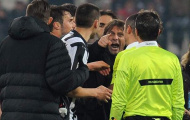 Chỉ trích trọng tài, từ thầy tới trò của Juve bị phạt nặng
