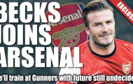 David Beckham bất ngờ tới Arsenal