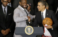 Video: Đội đương kim vô địch NBA Miami Heat gặp gỡ Tổng thống Obama tại Nhà Trắng