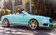 Rao bán siêu xe Bentley Continental GTC màu xanh ngọc bản đặc biệt