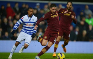 Chấm điểm QPR 0-0 Man City: Thất vọng hàng công
