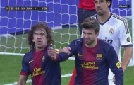 Puyol ngăn Pique càm ràm về chuyện CĐV ném bật lửa xuống sân
