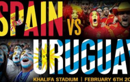 01h00 ngày 07/02, Tây Ban Nha vs Uruguay: Hai nhà vua chạm mặt
