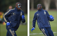 Demba Ba và những ngôi sao vác mặt nạ thi đấu