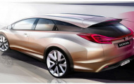 Honda hé lộ Civic Wagon trước thềm Geneva