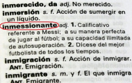 Tên Messi được đưa vào từ điển