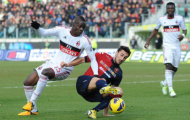 Cagliari 1-1 Milan: Bế tắc và may mắn