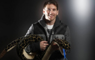 Chụp ảnh với rắn, Messi gửi lời chúc Tết âm lịch