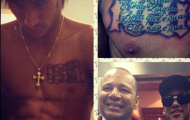 Bộ sưu tập hình xăm ý nghĩa của Neymar