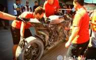 Ducati Panigale biến thành 'đuốc sống'