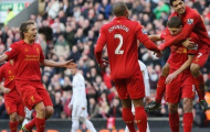 Liverpool 5-0 Swansea: Đè nát Thiên nga