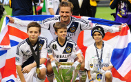 Cha con nhà Becks “nhảy múa” ở sân tập PSG