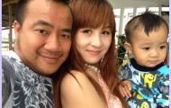 Hiếu Hiền đưa vợ con chạy show thời hậu Tết