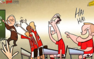 Ảnh biếm họa: Rooney chê Van Persie khờ khạo