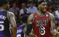 Nhọc nhằn đánh bại Sacramento Kings, Miami Heat có chiến thắng thứ 12 liên tiếp