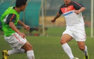 Cầu thủ trẻ vui mừng khi tiếp tục được HLV Hoàng Văn Phúc triệu tập